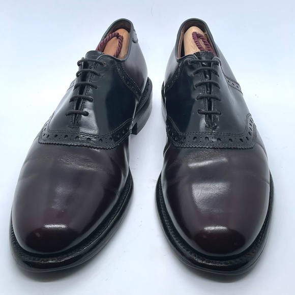 ALLEN EDMONDS Oxford-  Polo Oxford/Saddle Shoe size 8 (New Heels)